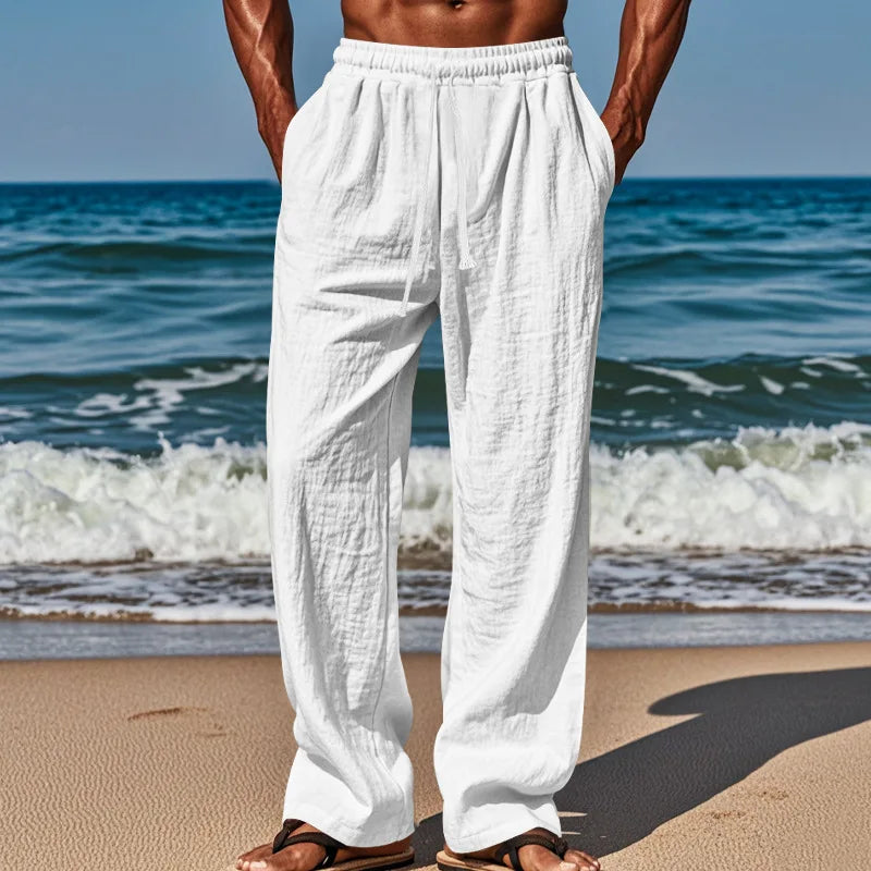 Zairre | Women's Relaxed Beach Trousers with Drawstring