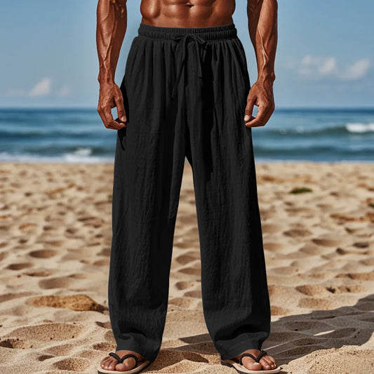 Zairre | Women's Relaxed Beach Trousers with Drawstring