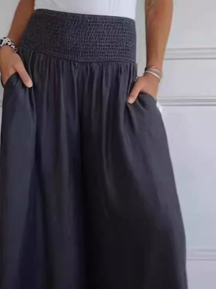 Marlene | Women's Loose-Fitting Trousers for Summer with Pockets
