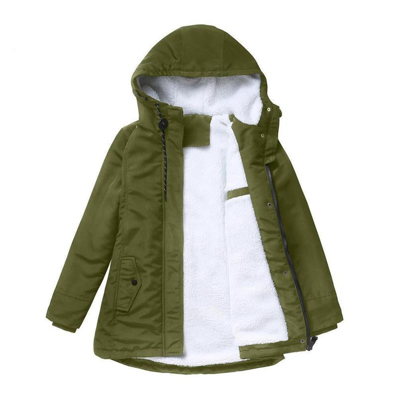 Amina | Women's Insulated Hooded Winter Coat with Quilted Lining for Ultimate Warmth