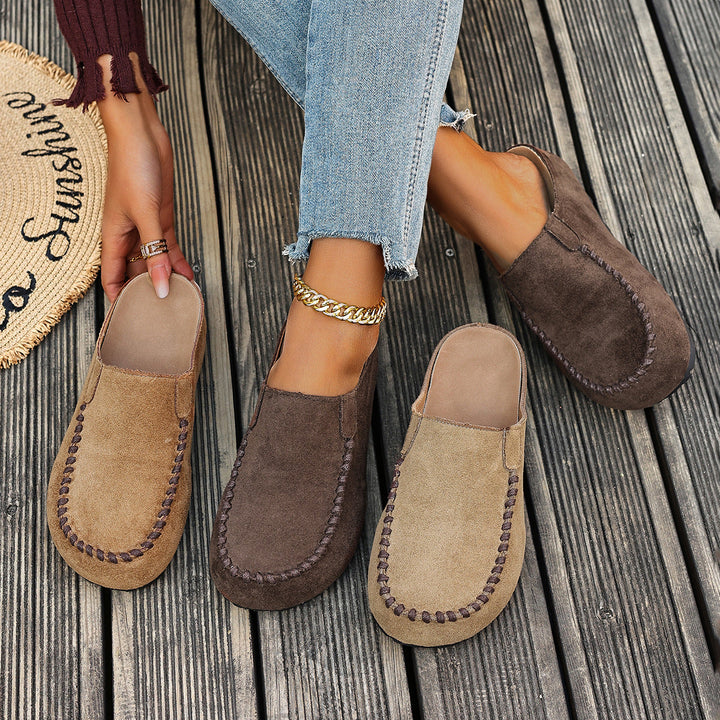 Cushioned Open-Toe Retro-Inspired Orthopedic Slippers for Women with Arch Support