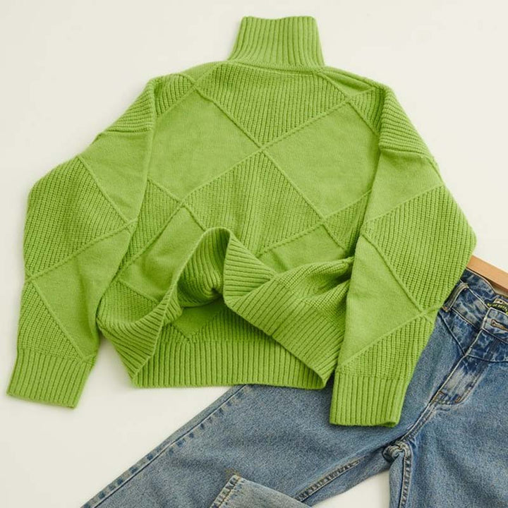 Charlotte | Women's Relaxed Stylish High-Neck Jumper