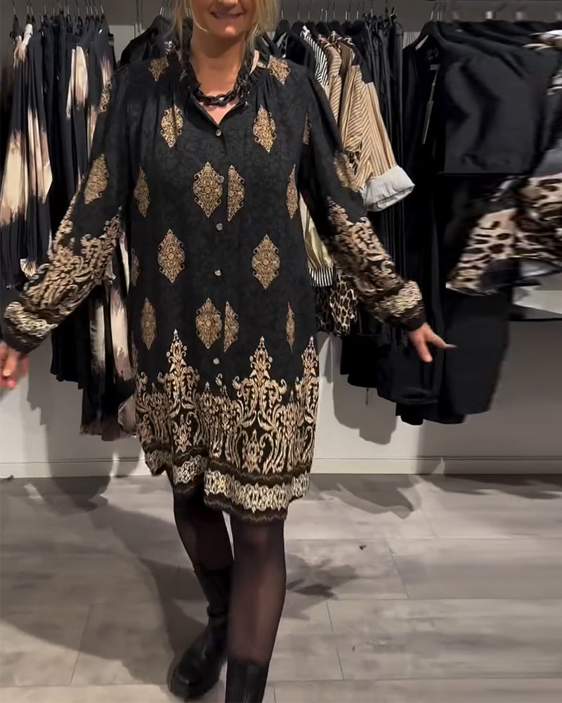 Ilse | Women's Vintage-Inspired Dress with Button Placket