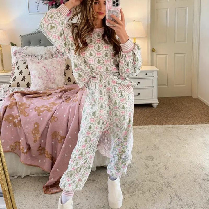 Aubrey | Women's Relaxed Cosy Christmas Loungewear Set