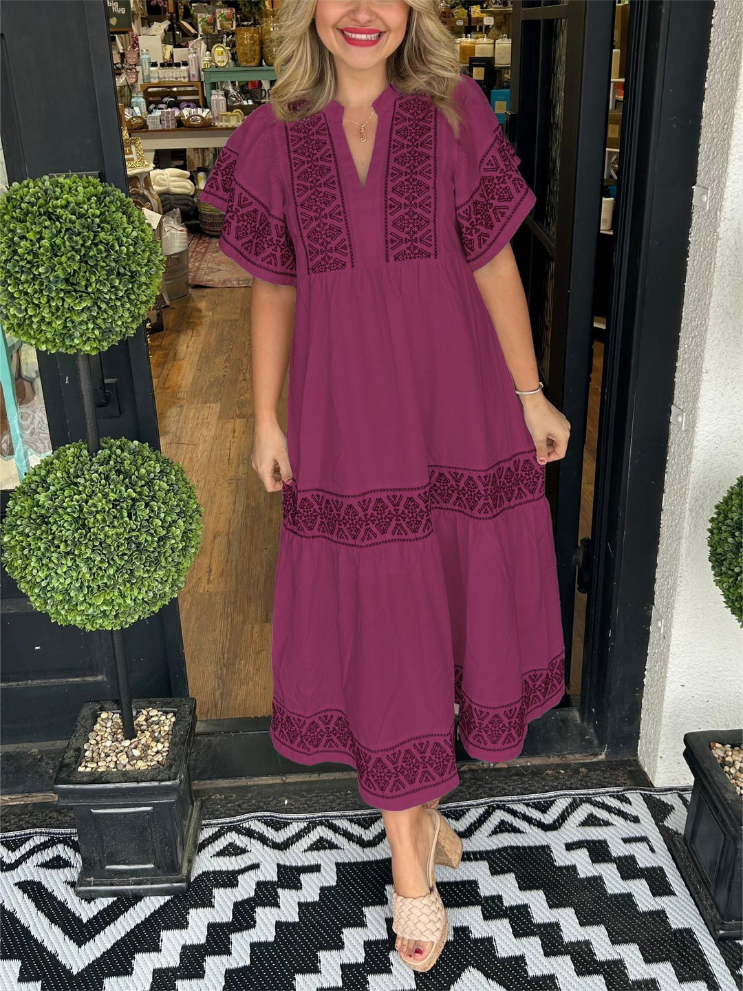 Hanna | Women's Elegant Boho Maxi Dress