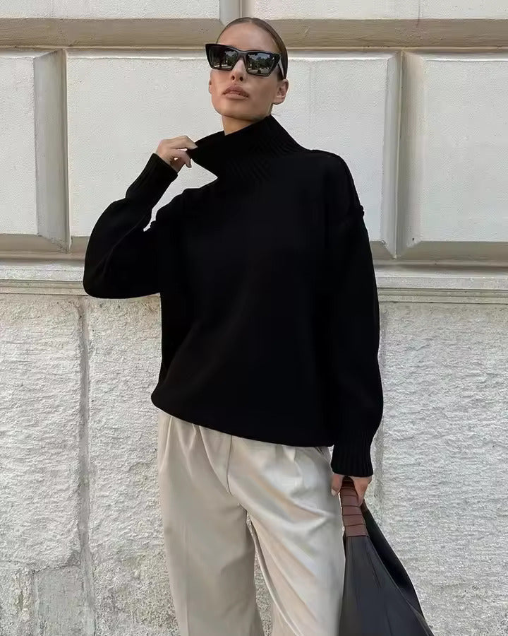 Isabella | Women's Relaxed Roll Neck Jumper