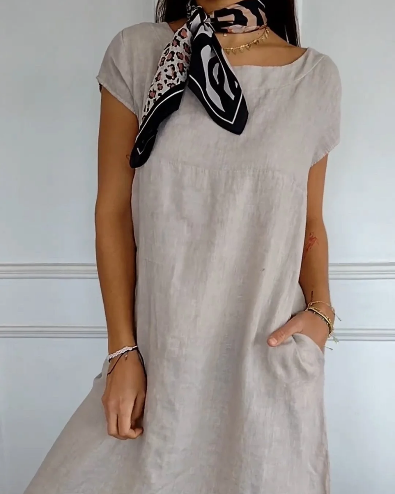 Brenna | Women's Casual Maxi Dress with Pockets