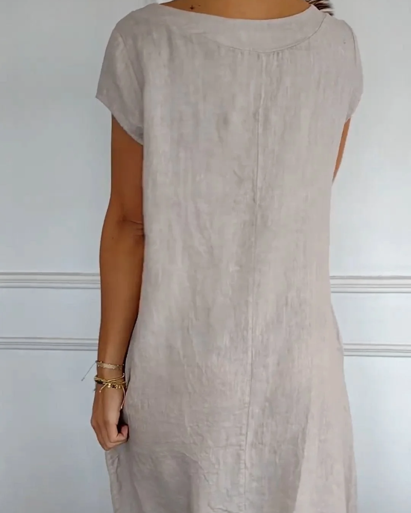 Brenna | Women's Casual Maxi Dress with Pockets