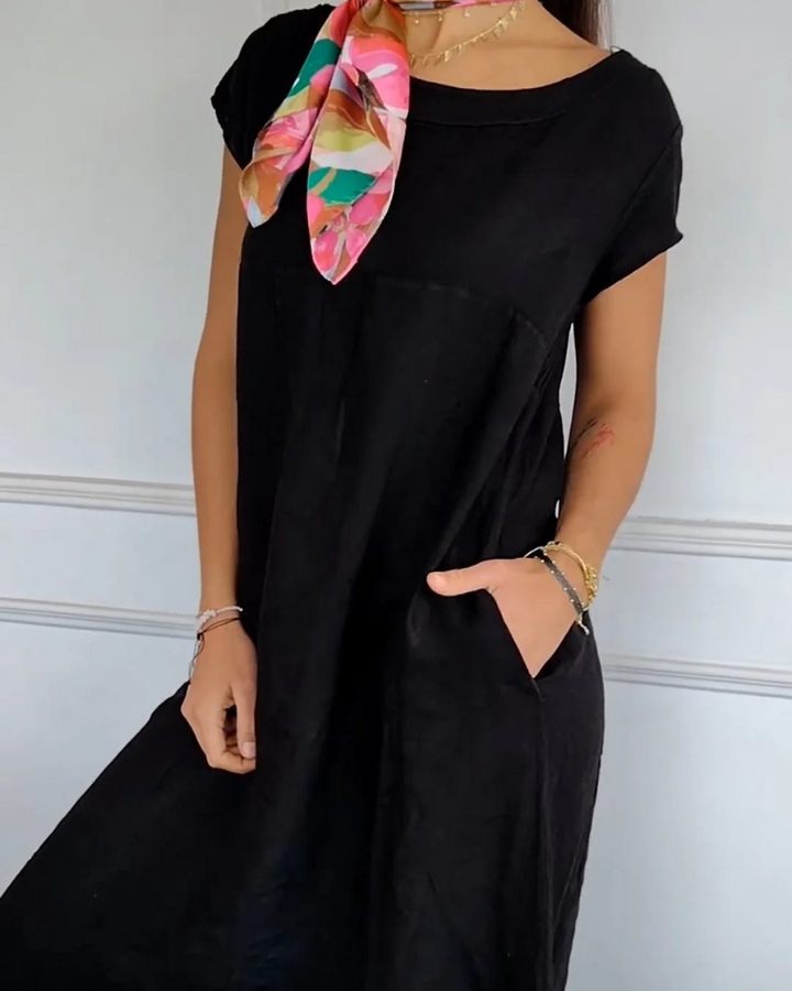 Brenna | Women's Casual Maxi Dress with Pockets