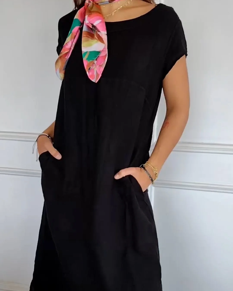 Brenna | Women's Casual Maxi Dress with Pockets