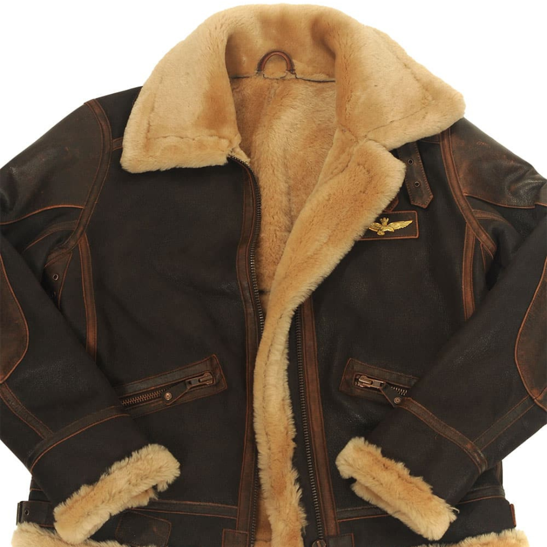 Angelo | Trendy Men's Pilot Jacket with Long Sleeve