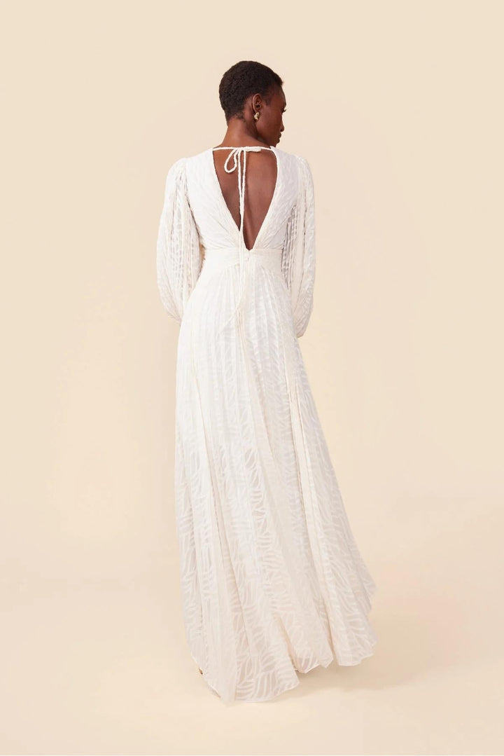 Florie | Women's Elegant Long V-Neck Maxi Dress