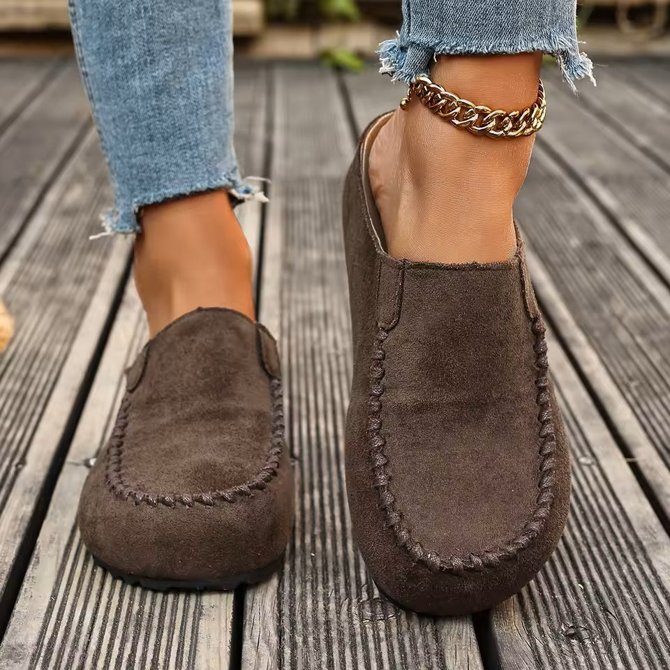 Cushioned Open-Toe Retro-Inspired Orthopedic Slippers for Women with Arch Support