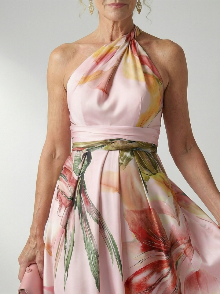 Amiel | Women's Light Floral Maxi Dress