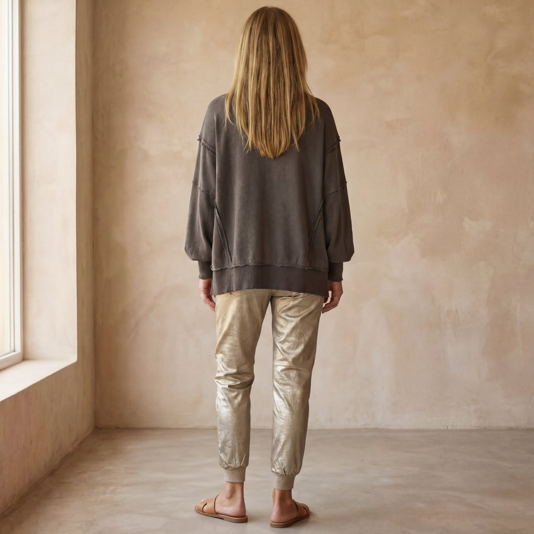 Brina | Women's Relaxed Top and Trousers Ensemble