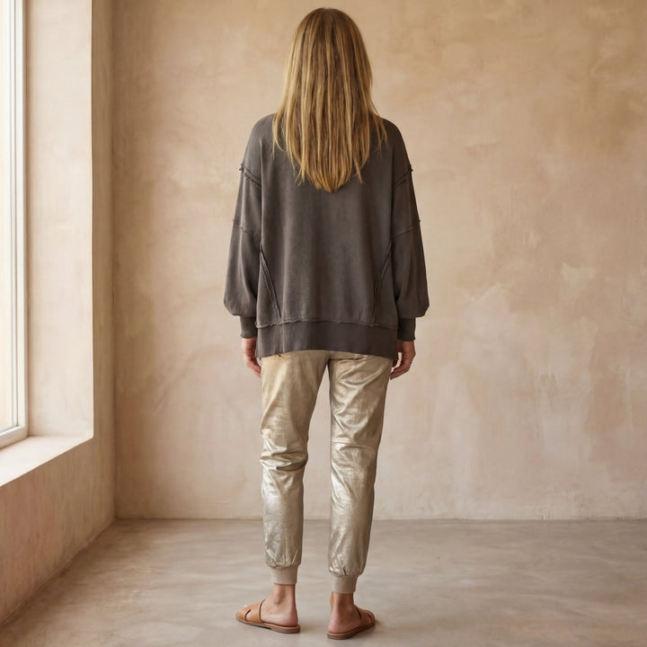 Brina | Women's Relaxed Top and Trousers Ensemble