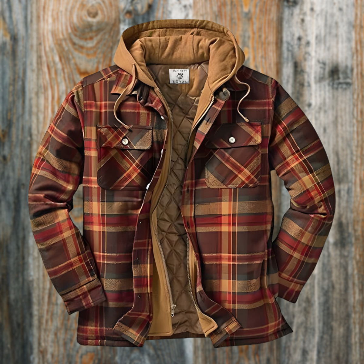 Zaylen | Men's Classic Lumberjack Jacket with Pockets