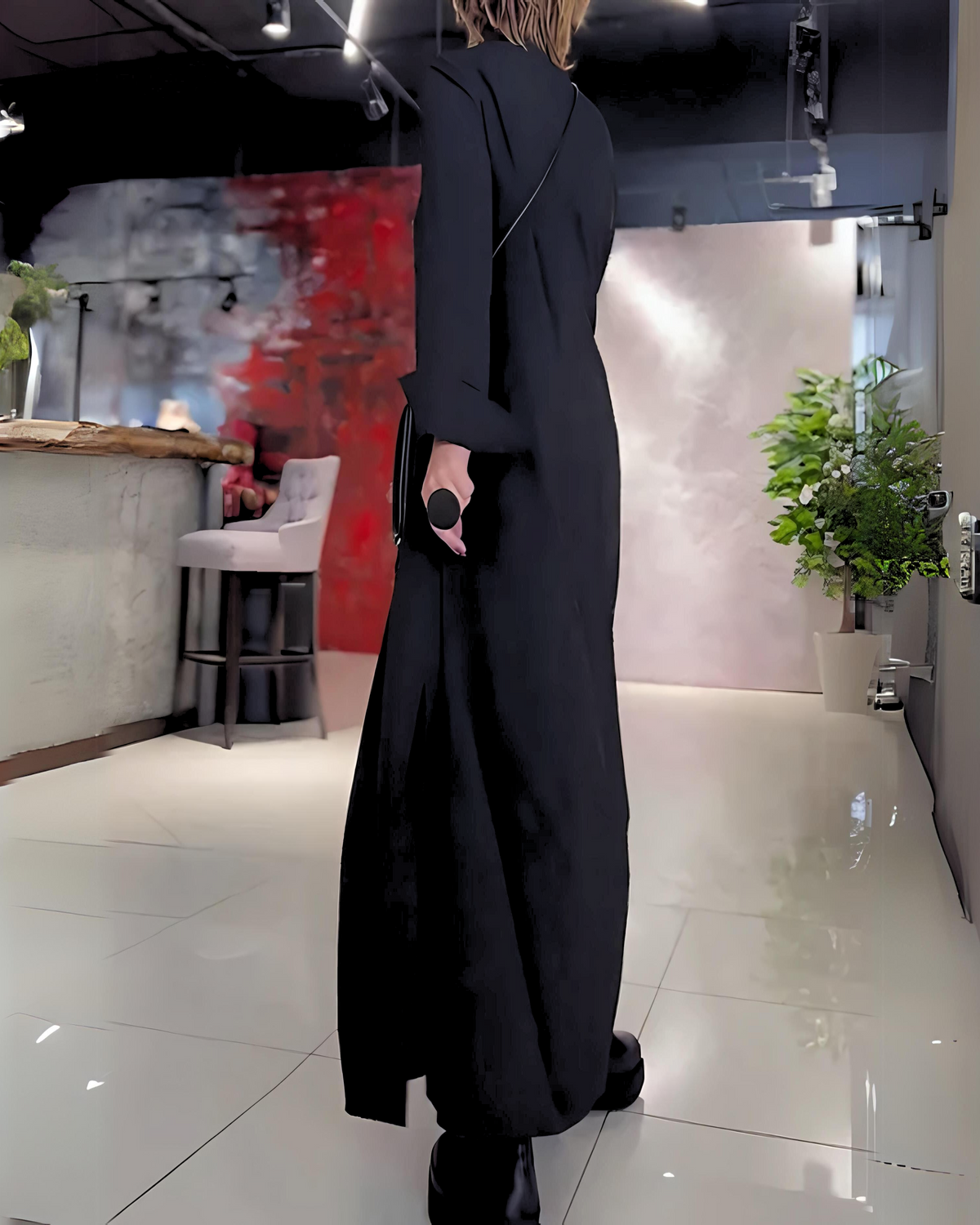 Zoe | Women's Comfortable Maxi Dress with Side Slit