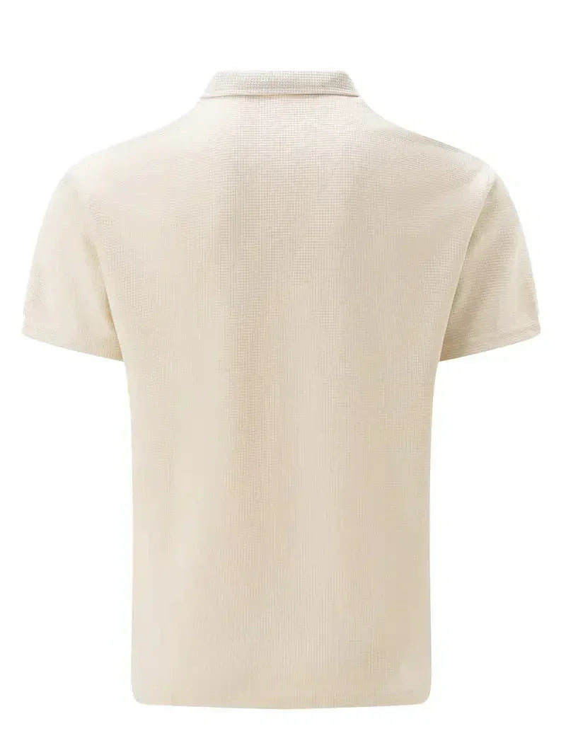 Men's Brit & Boho | The Summer Zip Polo with Short Sleeve