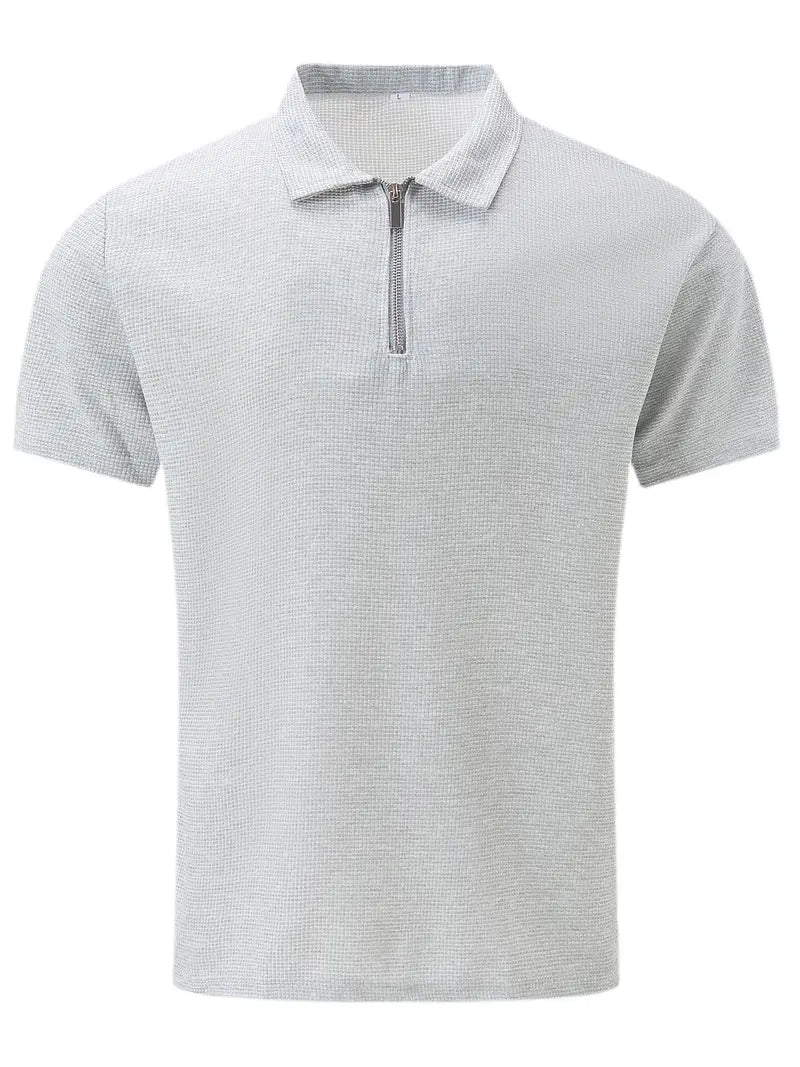 Men's Brit & Boho | The Summer Zip Polo with Short Sleeve