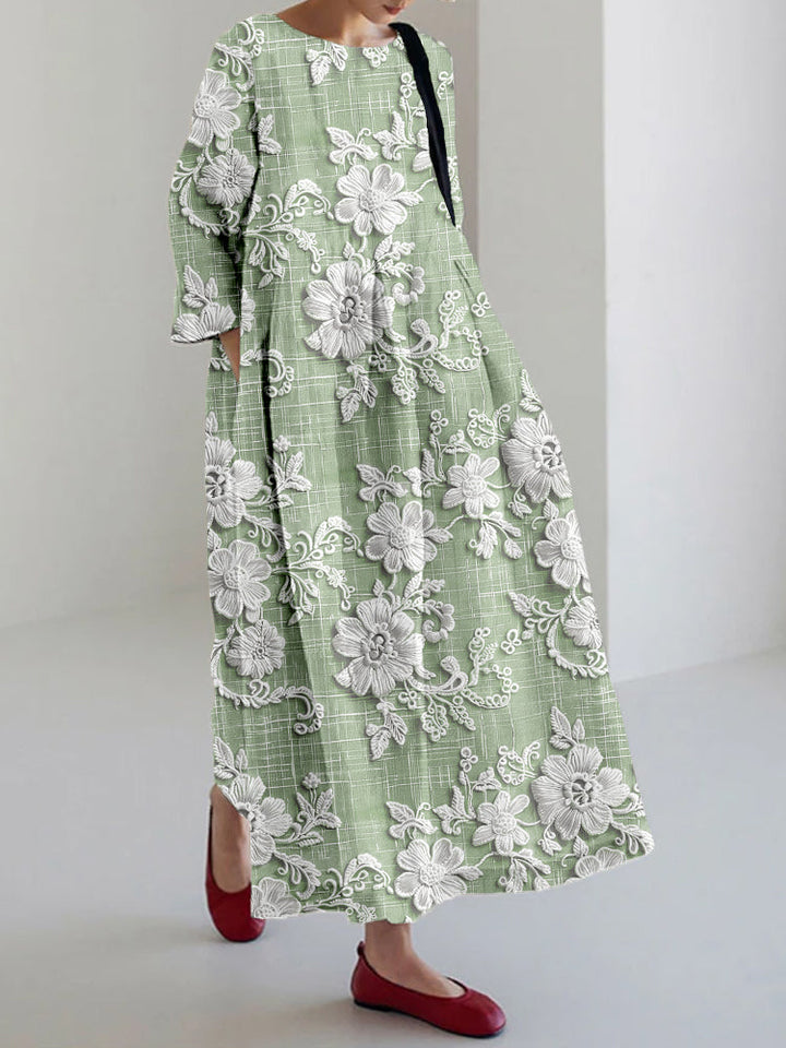 Anovia | Women's Graceful Printed Maxi Dress