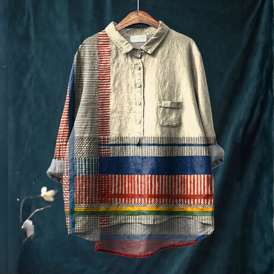 Zaira | Women's Longline Printed Shirt