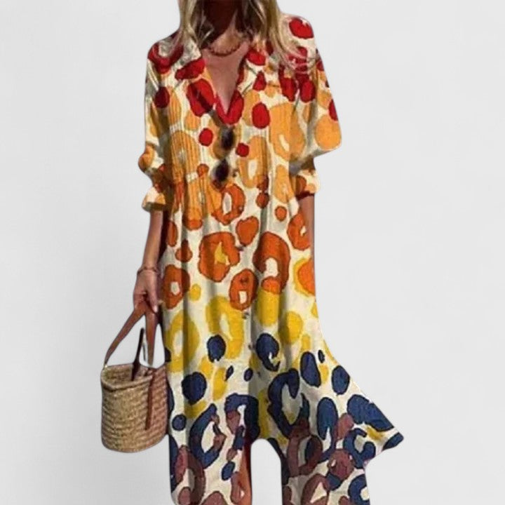 Paula | Women's Chic Bohemian Maxi Dress