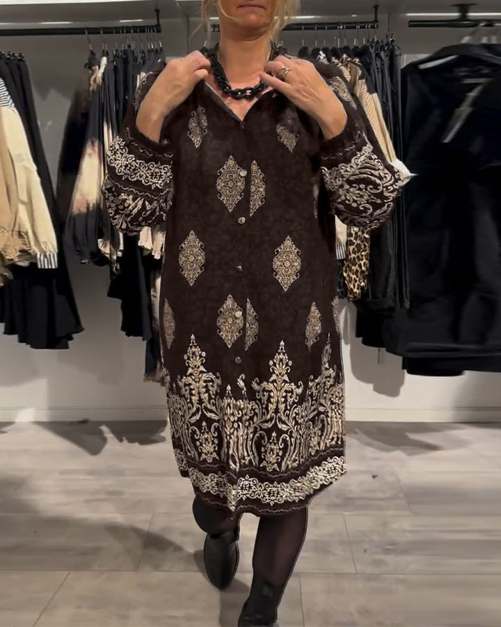 Ilse | Women's Vintage-Inspired Dress with Button Placket