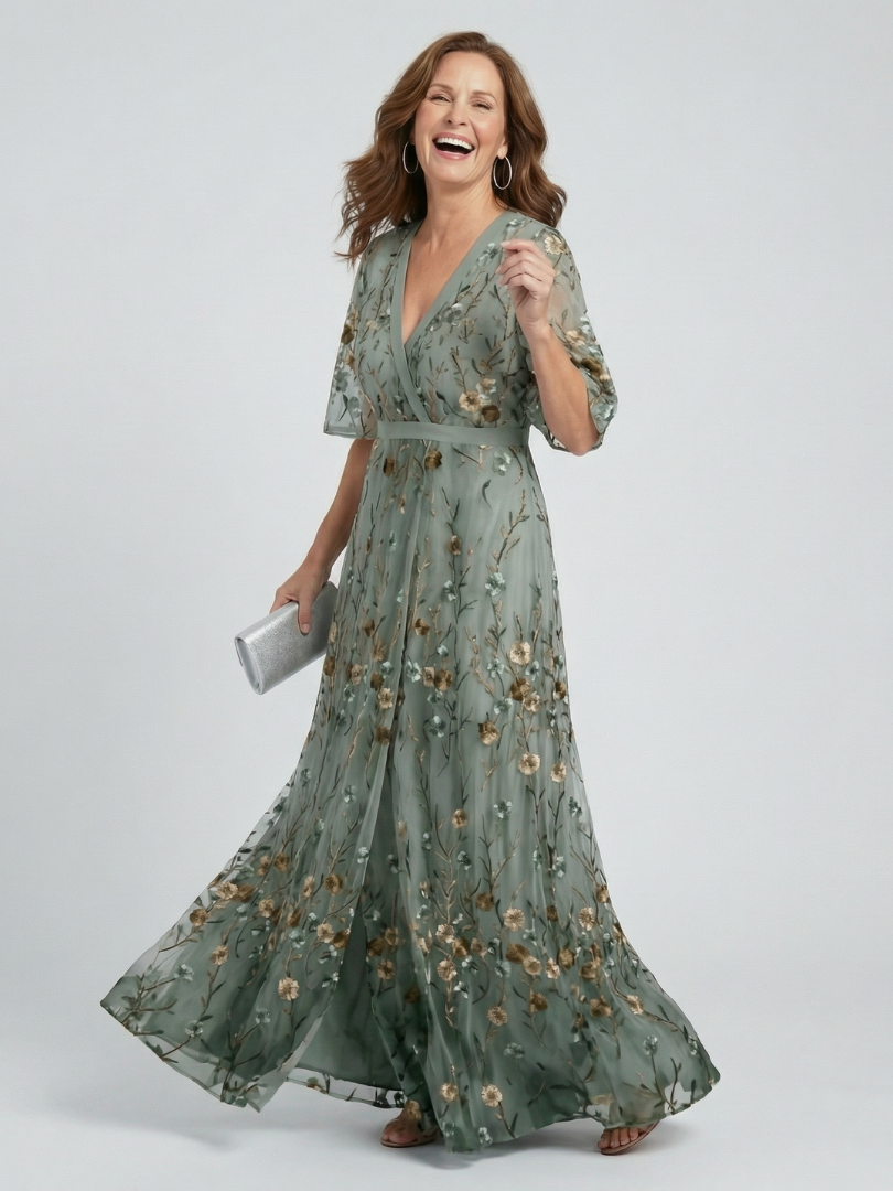 Selora | Women's Relaxed Halter Bloom Flow Maxi Dress