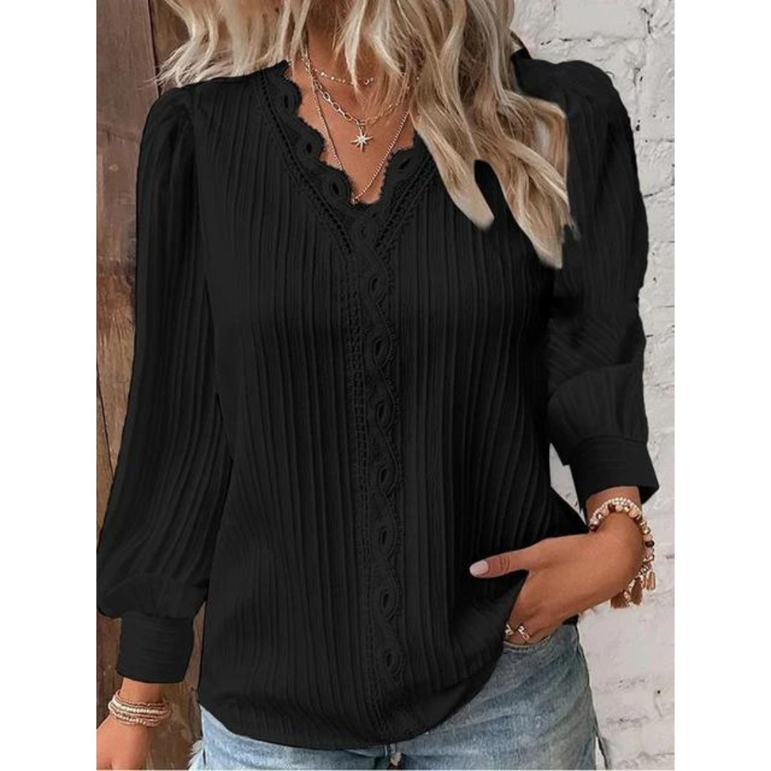 Camillia | Women's Elegant Pintuck Blouse
