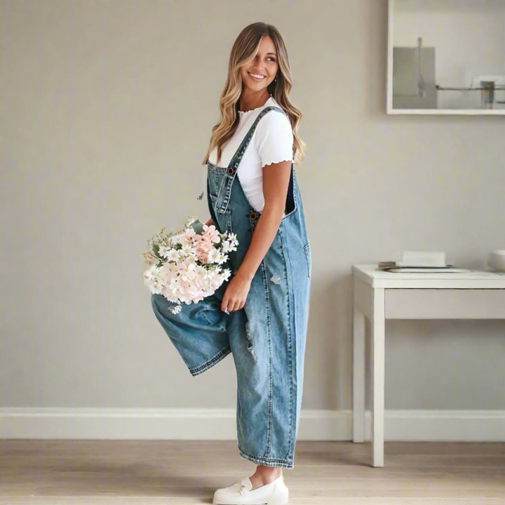 Carmelita | Women's Vintage Wash Adjustable Jumpsuit