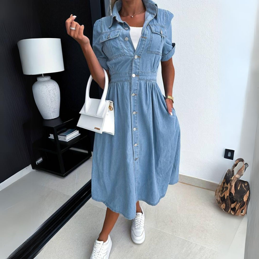 Alissa | Women's Trendy Denim Dress