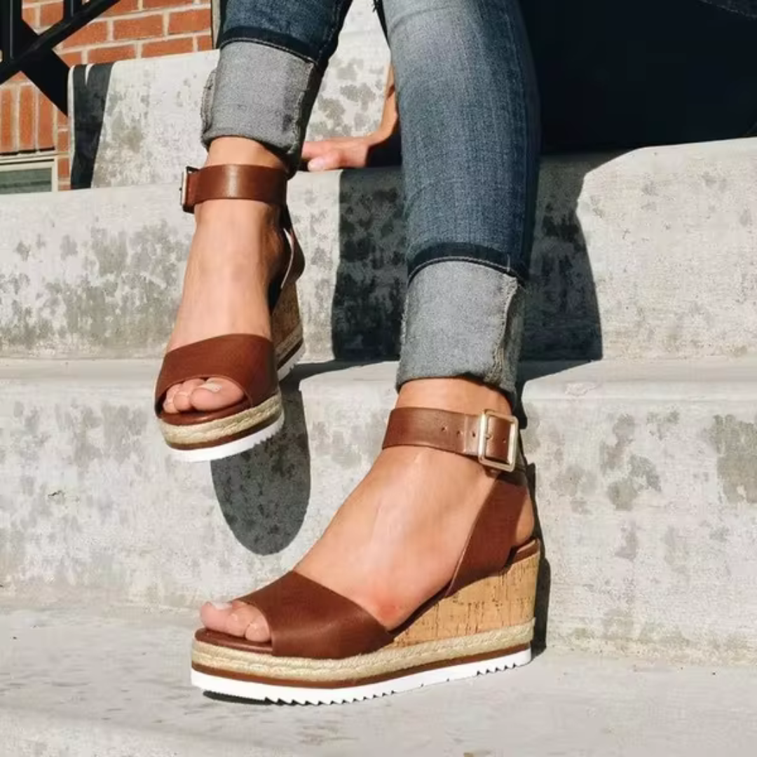 Cassandra | Women's Open-Toe Stylish Wedge Sandals