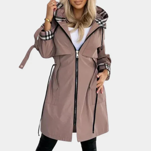 Nathalie | Women's Elegant Modern Trench Coat with Pockets