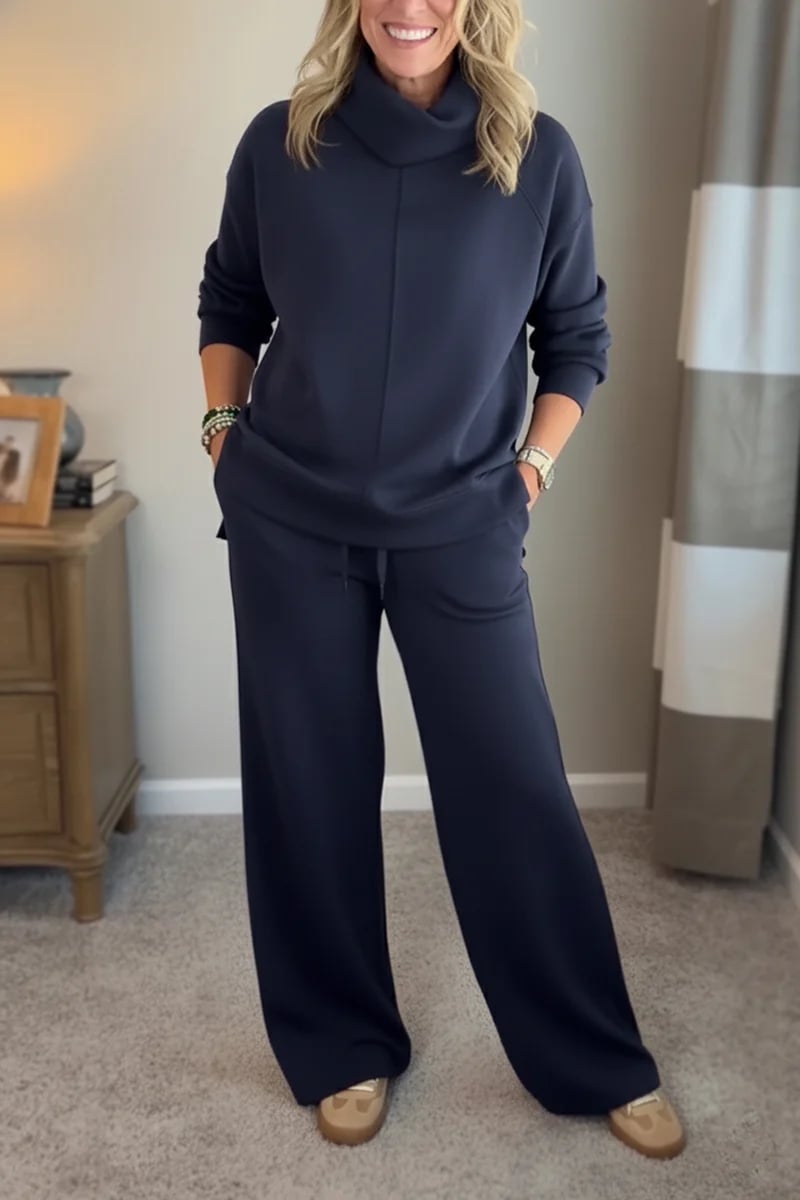 Remy | Relaxed Two-Piece Women’s Travel Set with Side Slit and Side Slits
