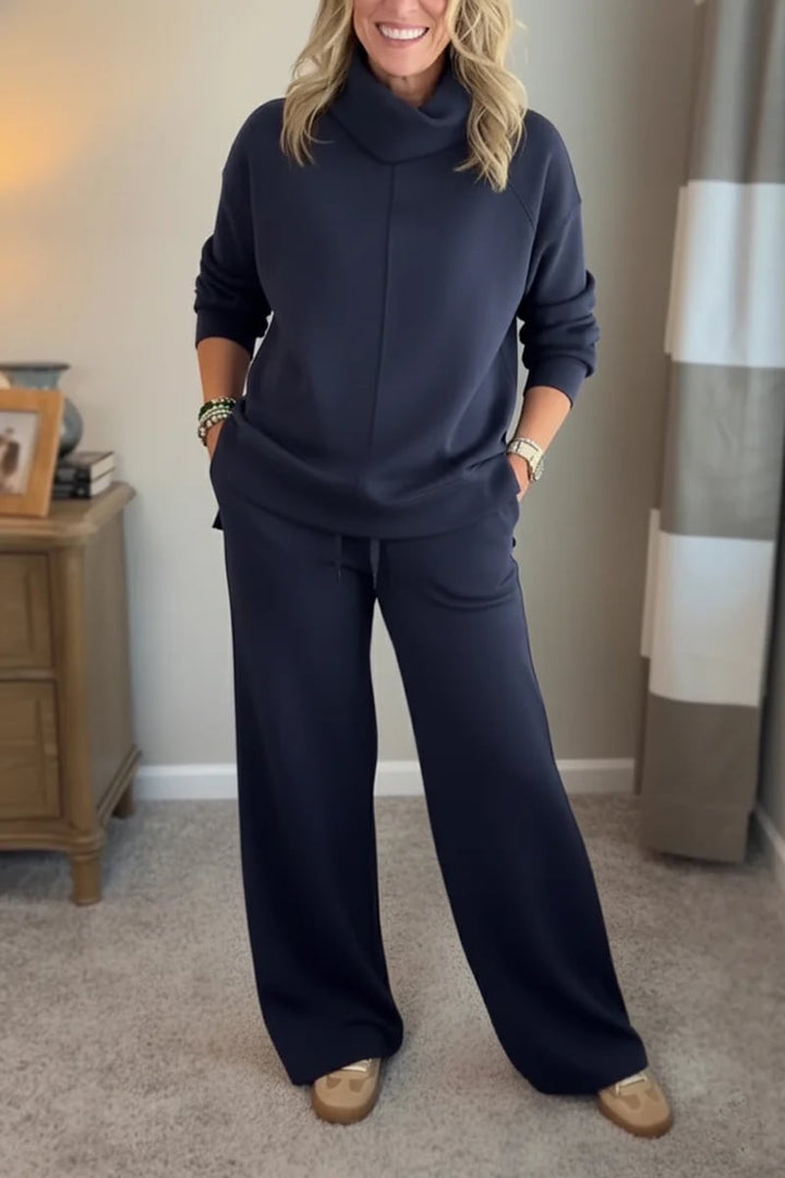 Remy | Relaxed Two-Piece Women’s Travel Set with Side Slit and Side Slits