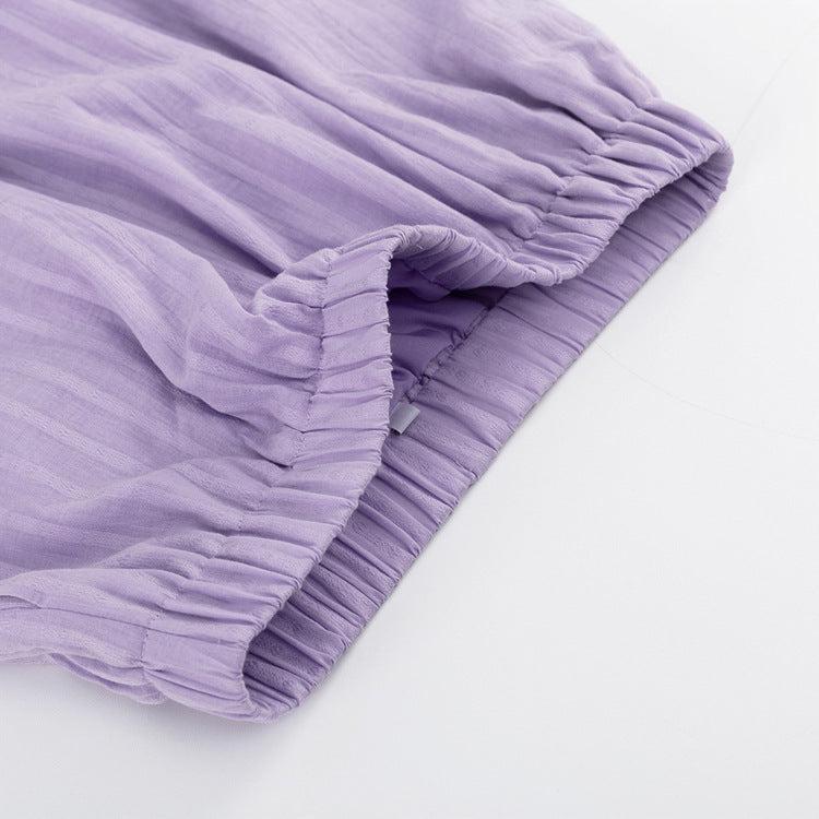 Yselia | Women's Breezy Button-Up and Shorts Set