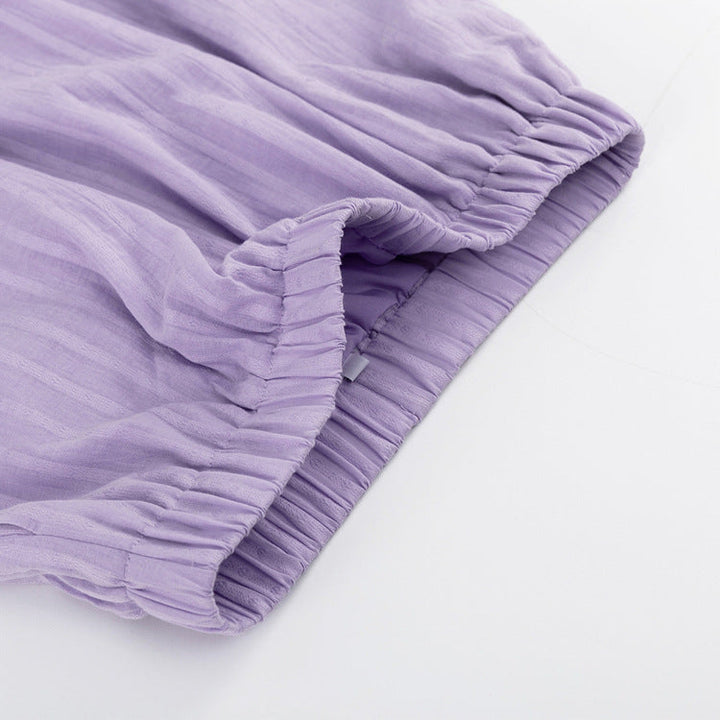 Yselia | Women's Breezy Button-Up and Shorts Set
