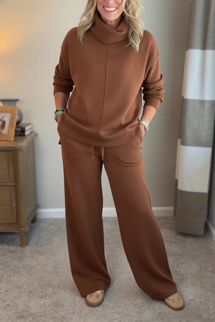 Remy | Relaxed Two-Piece Women’s Travel Set with Side Slit and Side Slits