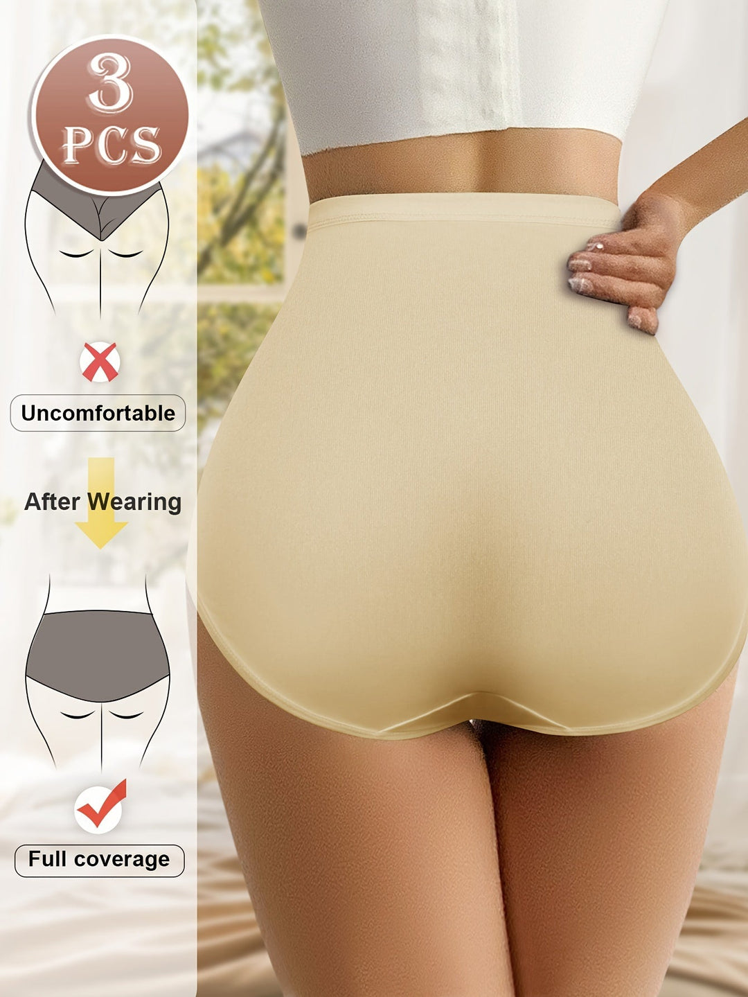 Elvy | Women's High-Waisted Tummy Control Panties