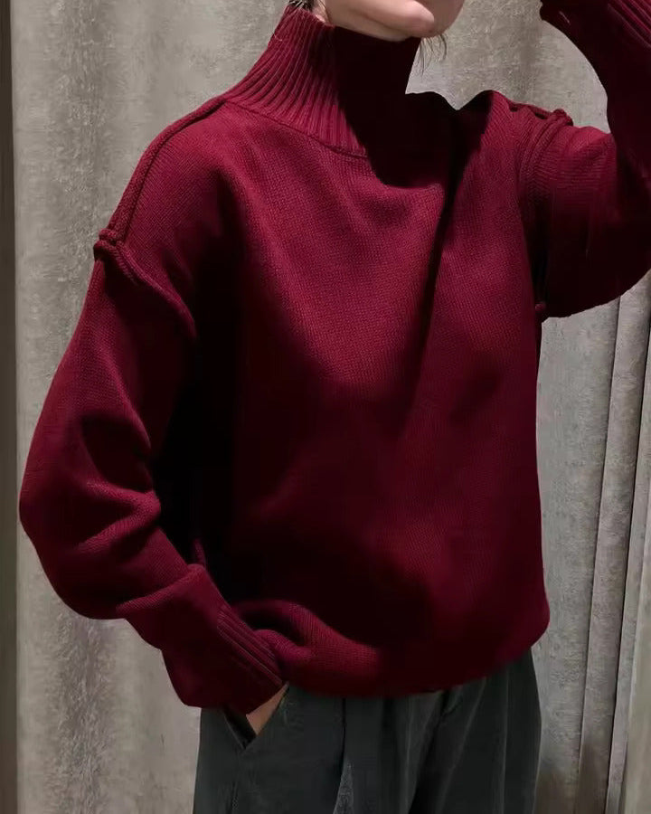 Isabella | Women's Relaxed Roll Neck Jumper