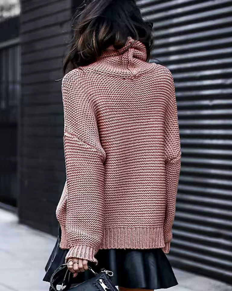 Amelia | Women's Longline Roll Neck Jumper