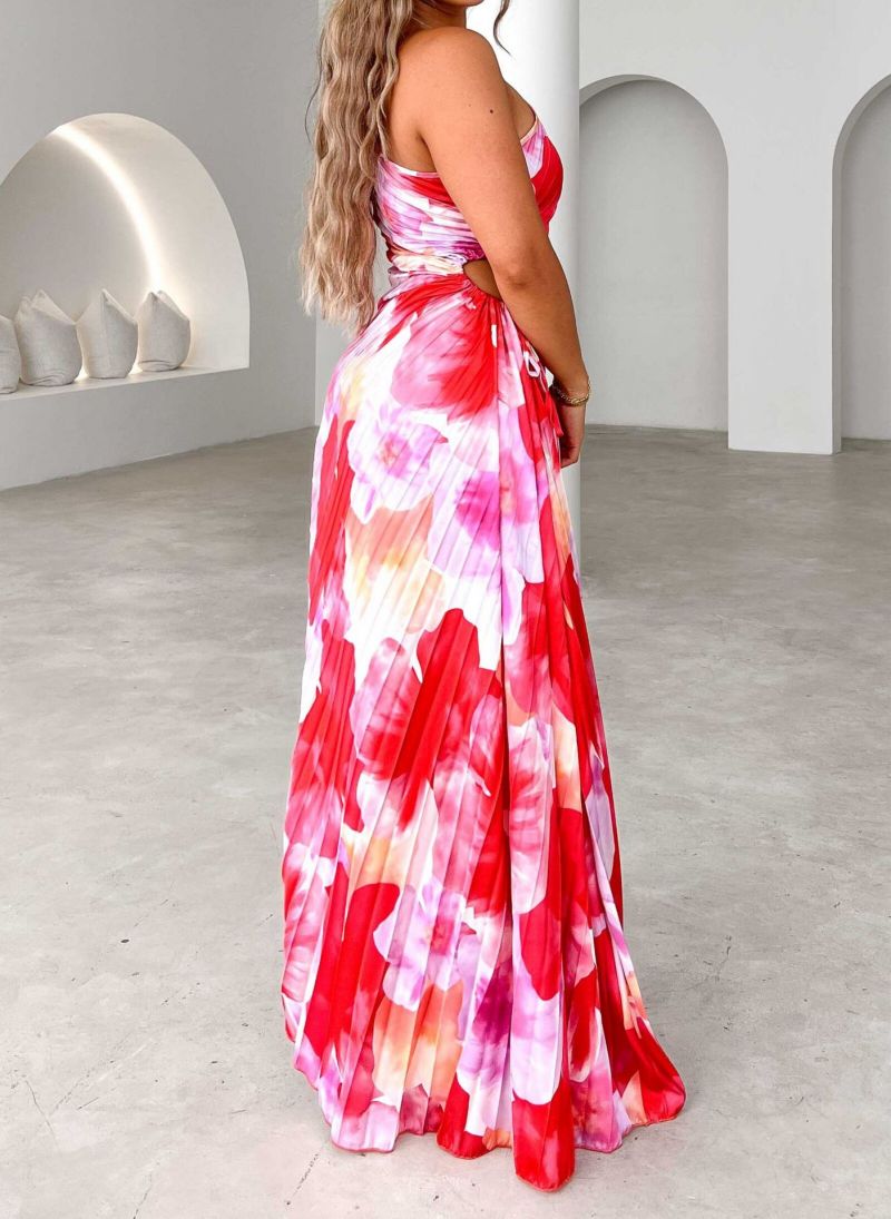 Katie | Women's Pleated Summer Maxi Dress (Almost Sold Out)
