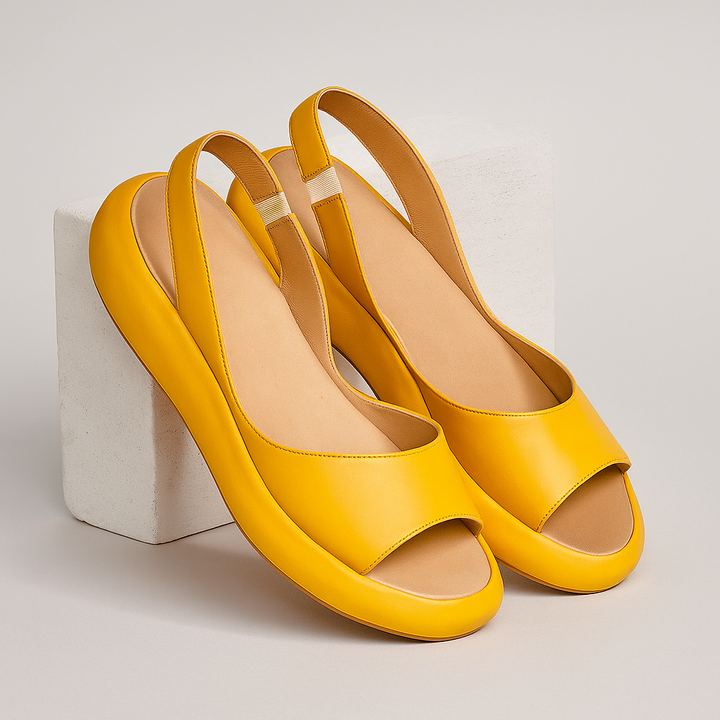 Women's Cushioned Slip-On Glenda Non-Slip Open-Toe Sandals