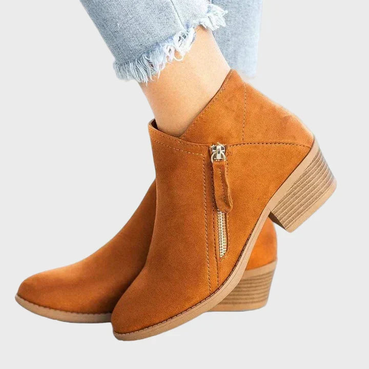 Maya | Women's Cushioned Zip Orthopedic Boots