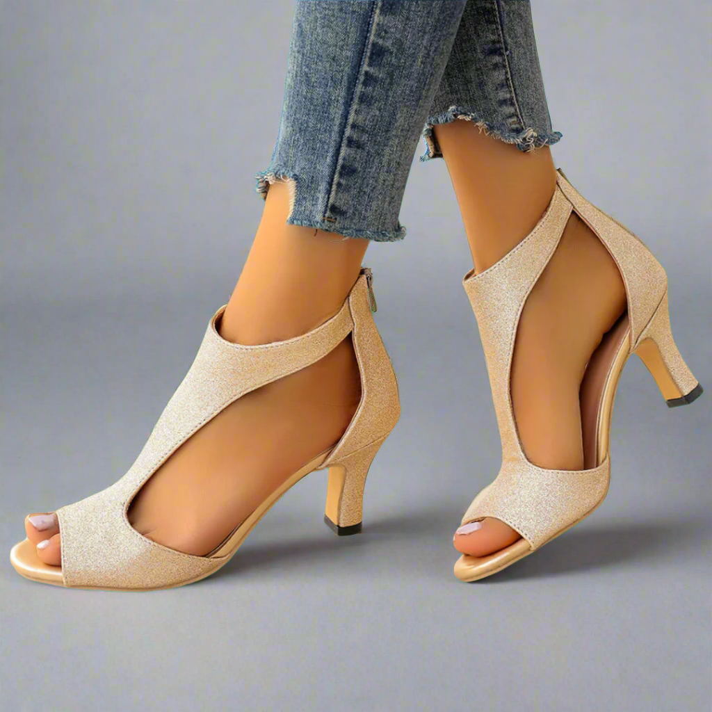 Heidrun | Women's Orthopedic Open-Toe Elegant Comfortable Heels with Arch Support