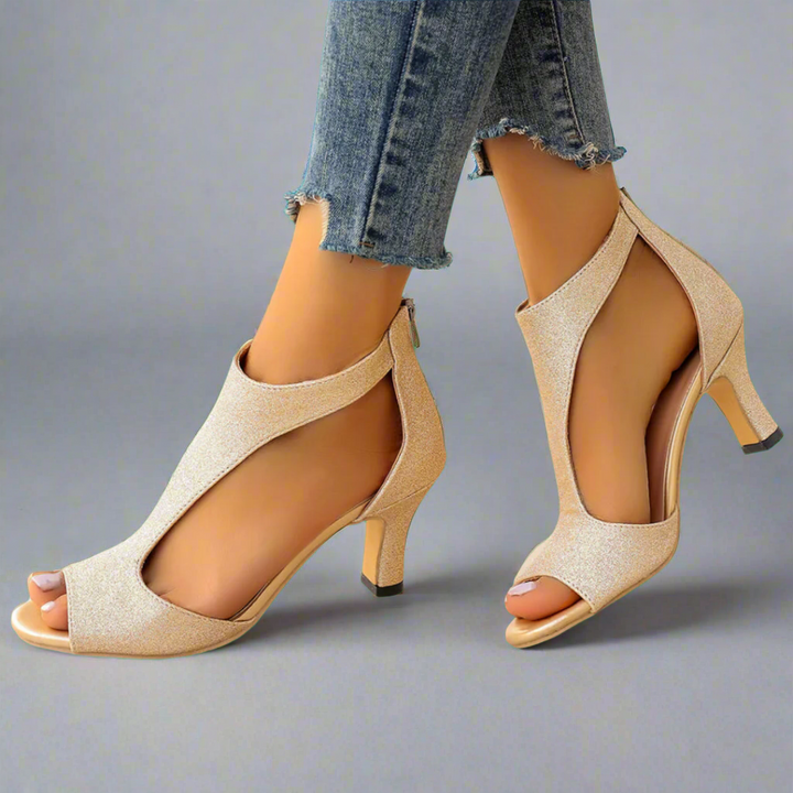 Heidrun | Women's Orthopedic Open-Toe Elegant Comfortable Heels with Arch Support