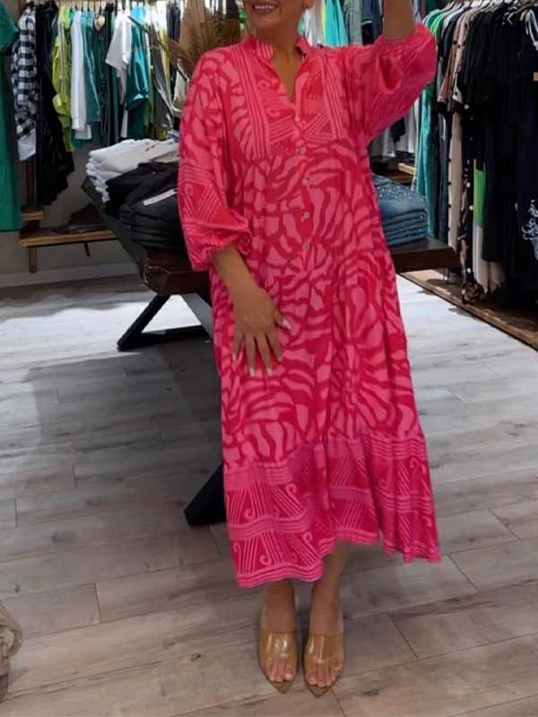 Carmilla | Women's Relaxed Vibrant Printed Maxi Dress