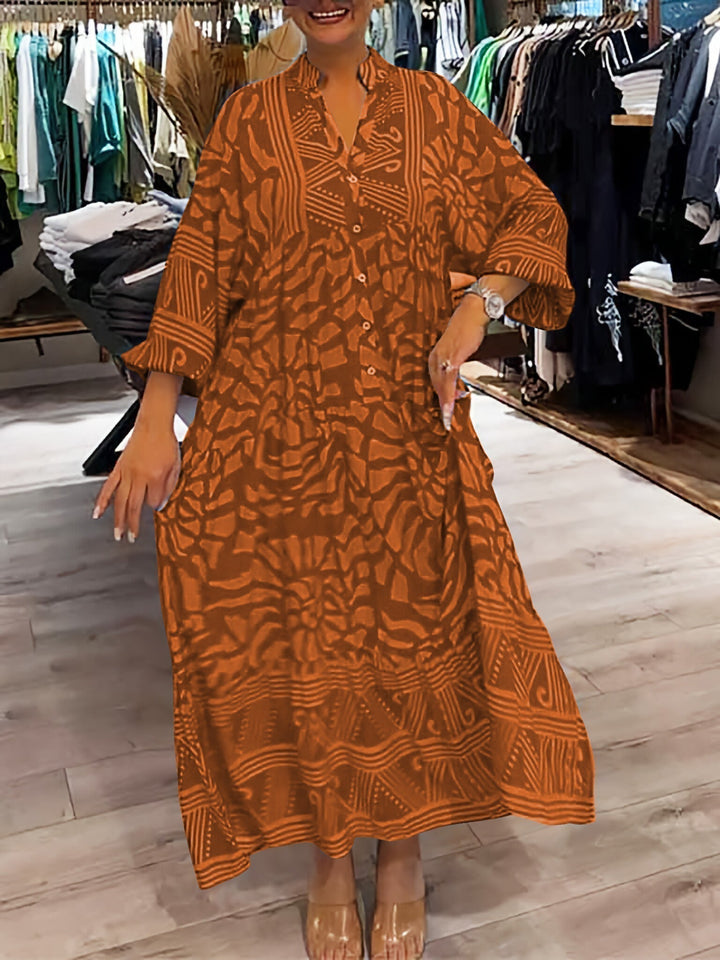 Carmilla | Women's Relaxed Vibrant Printed Maxi Dress