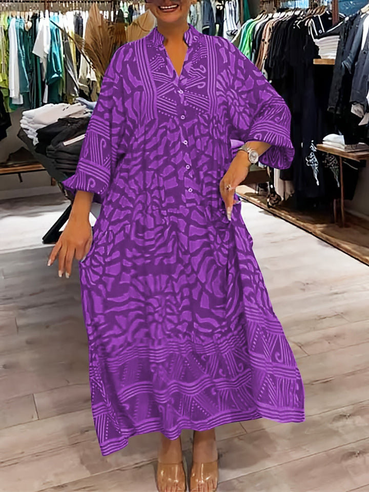 Carmilla | Women's Relaxed Vibrant Printed Maxi Dress